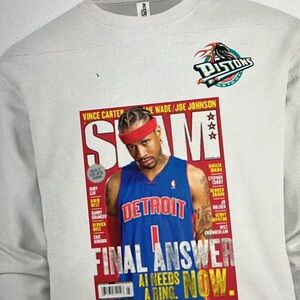 Detroit Pistons ALLEN IVERSON Graphic Sweatshirt